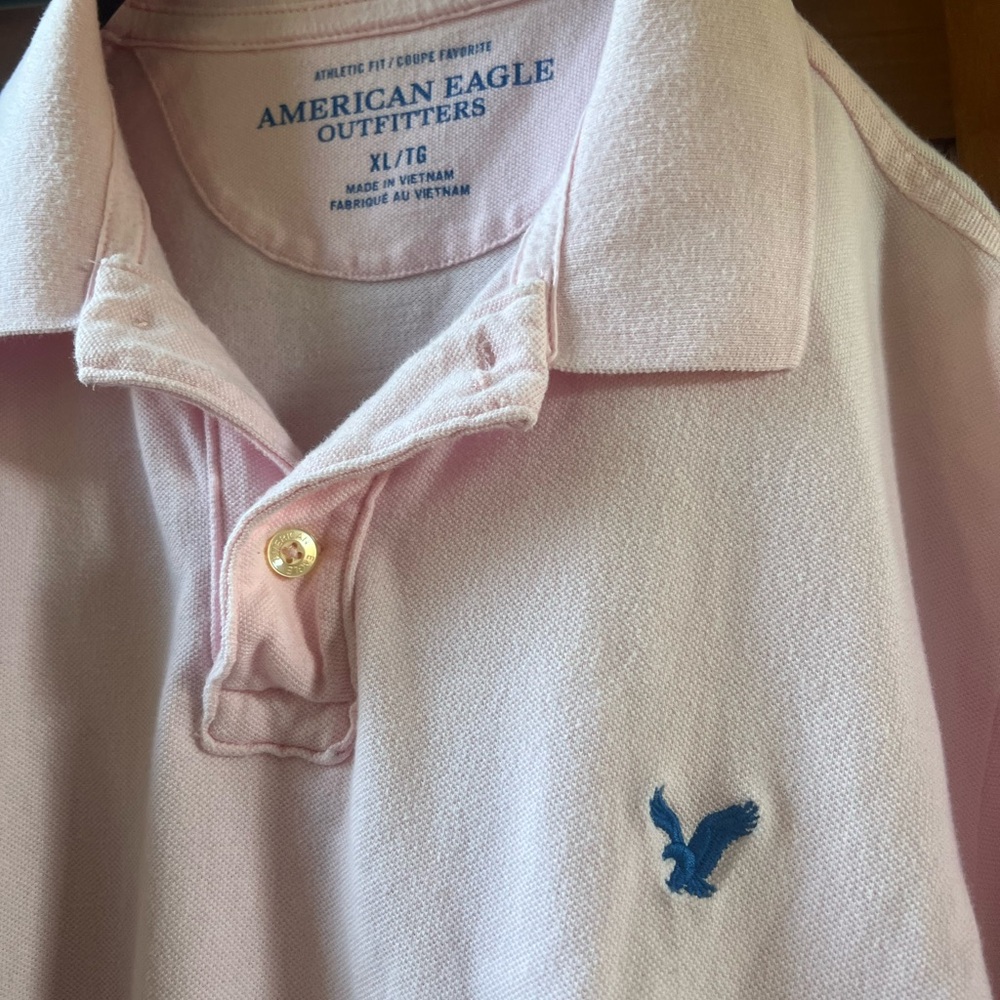 American Eagle Outfitters Polo Shirts - Black and Pink - Picture 3 of 4